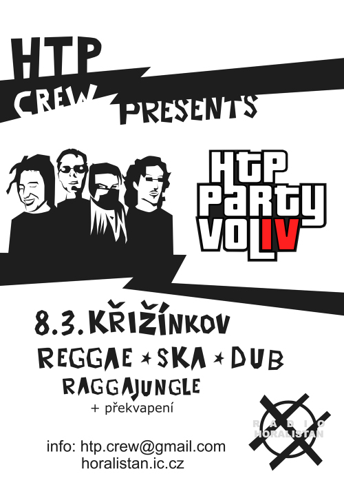 Oficiální Flyer HTP párty vol. IV