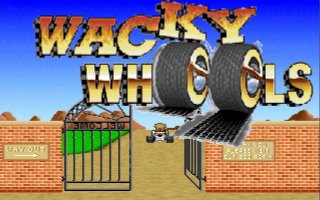 Wacky Wheels ? úvodní obrazovka